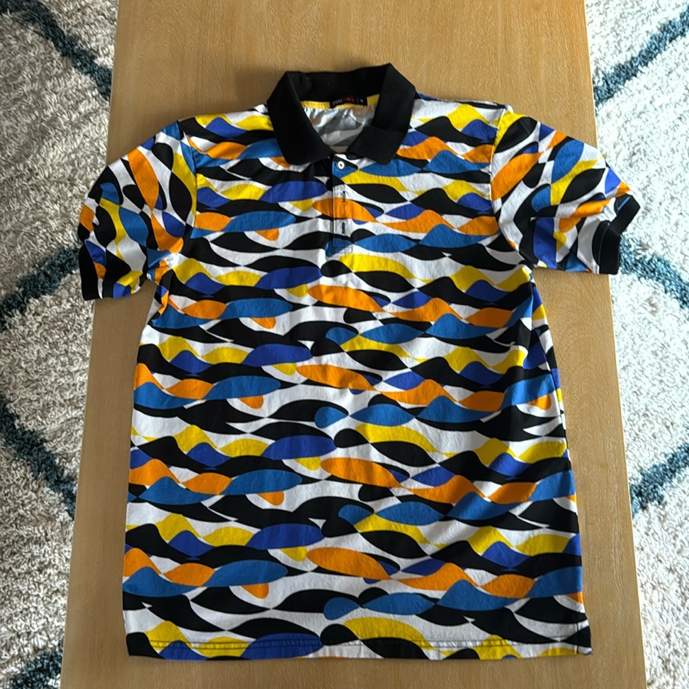 Postmarc Patterned Polo - Size Medium - image 1